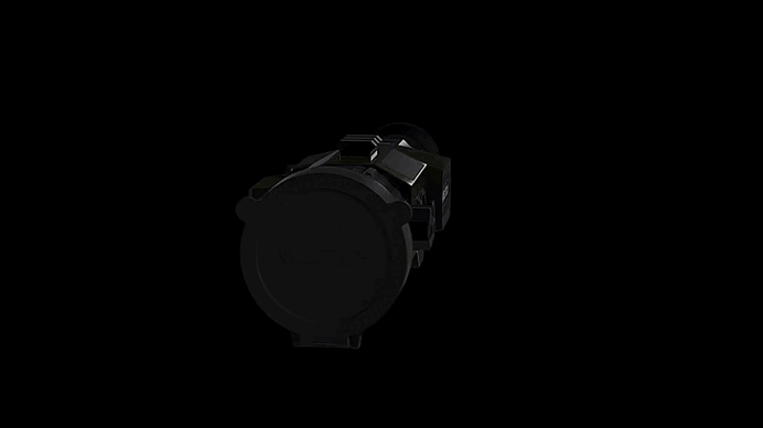 Wizualizacja 3D serii DEFENDER Model 3D kamery termowizyjnej Defender